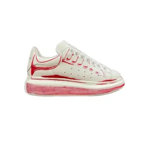 ALEXANDRO MACQUEEN HAND PAINTED GRAFFITI VERSATILE CHUNKY SOLE UNISEX SNEAKER