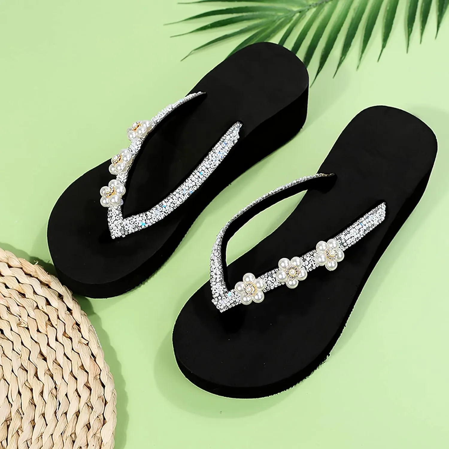 Beach Sandals for Woman Women Indoor and Outdoor Flip Flop Women's Sandals Comfortable Summer Beach Thong Sandals