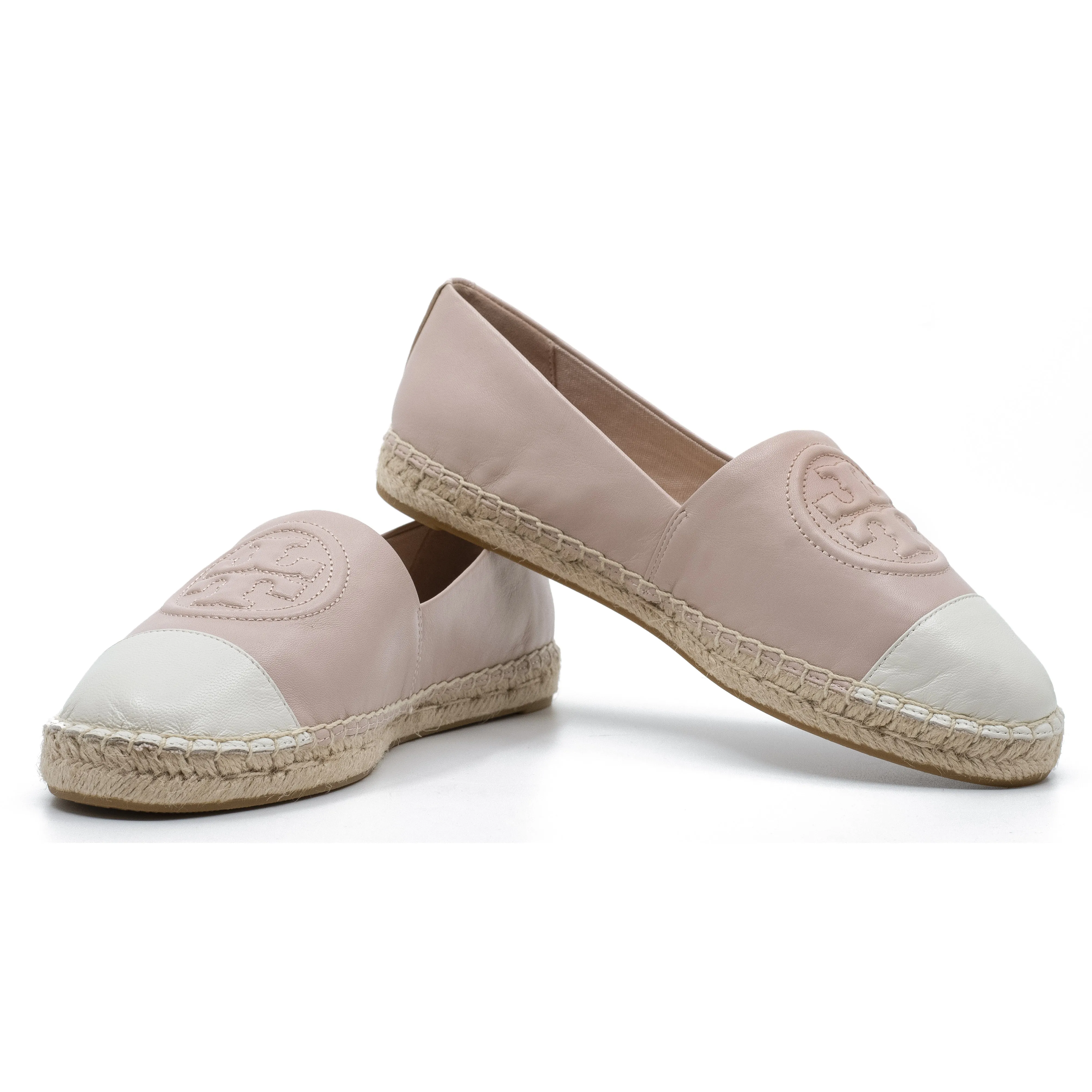 Benton Color-block Espadrille in Seashell Pink & New Ivory