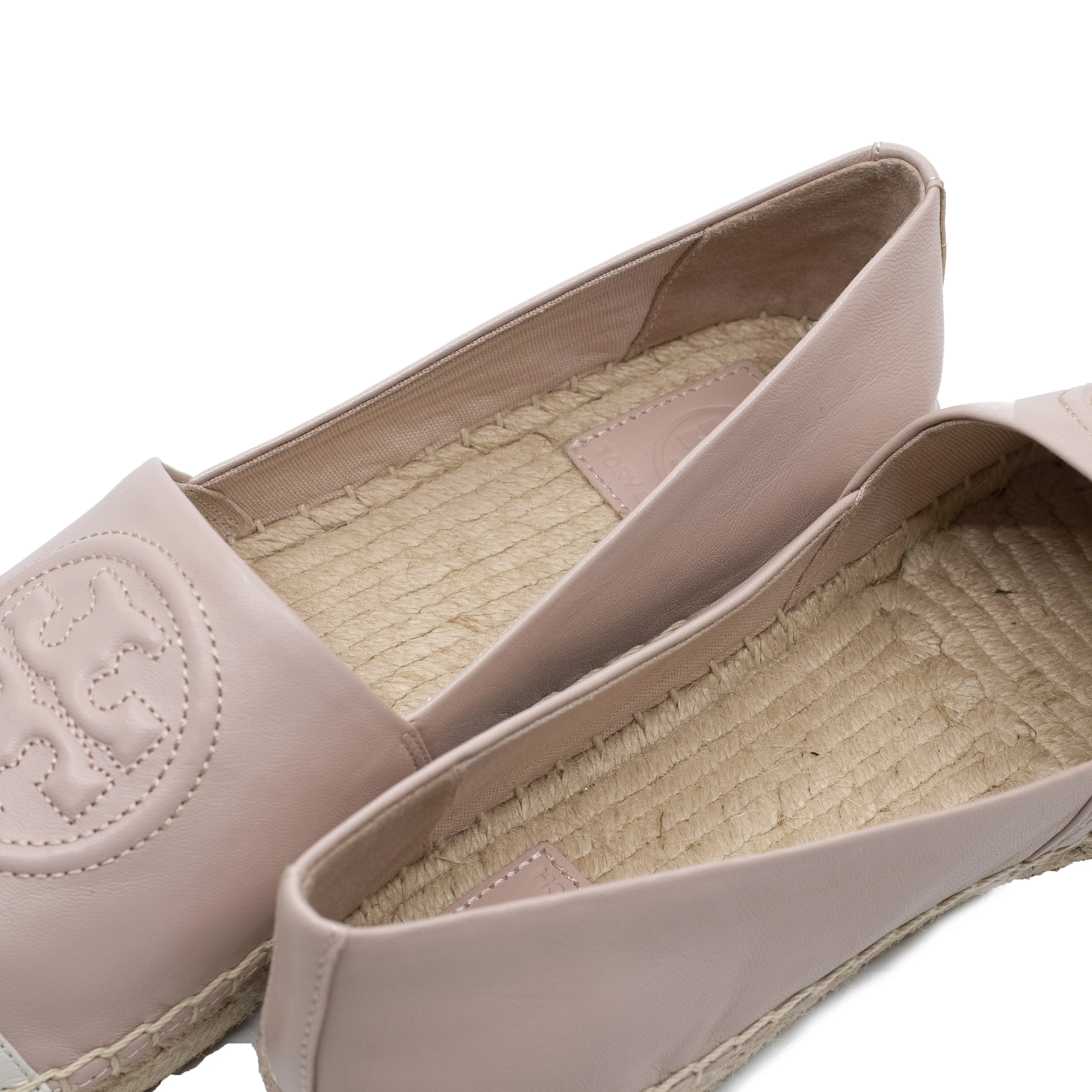 Benton Color-block Espadrille in Seashell Pink & New Ivory