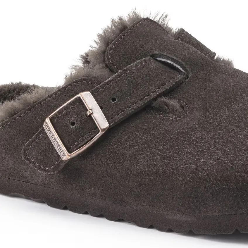 Birkenstock Unisex Boston Shearling Clog - Mocha