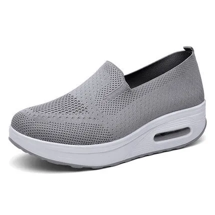 Breathable Mesh Upper Wedge Shoes