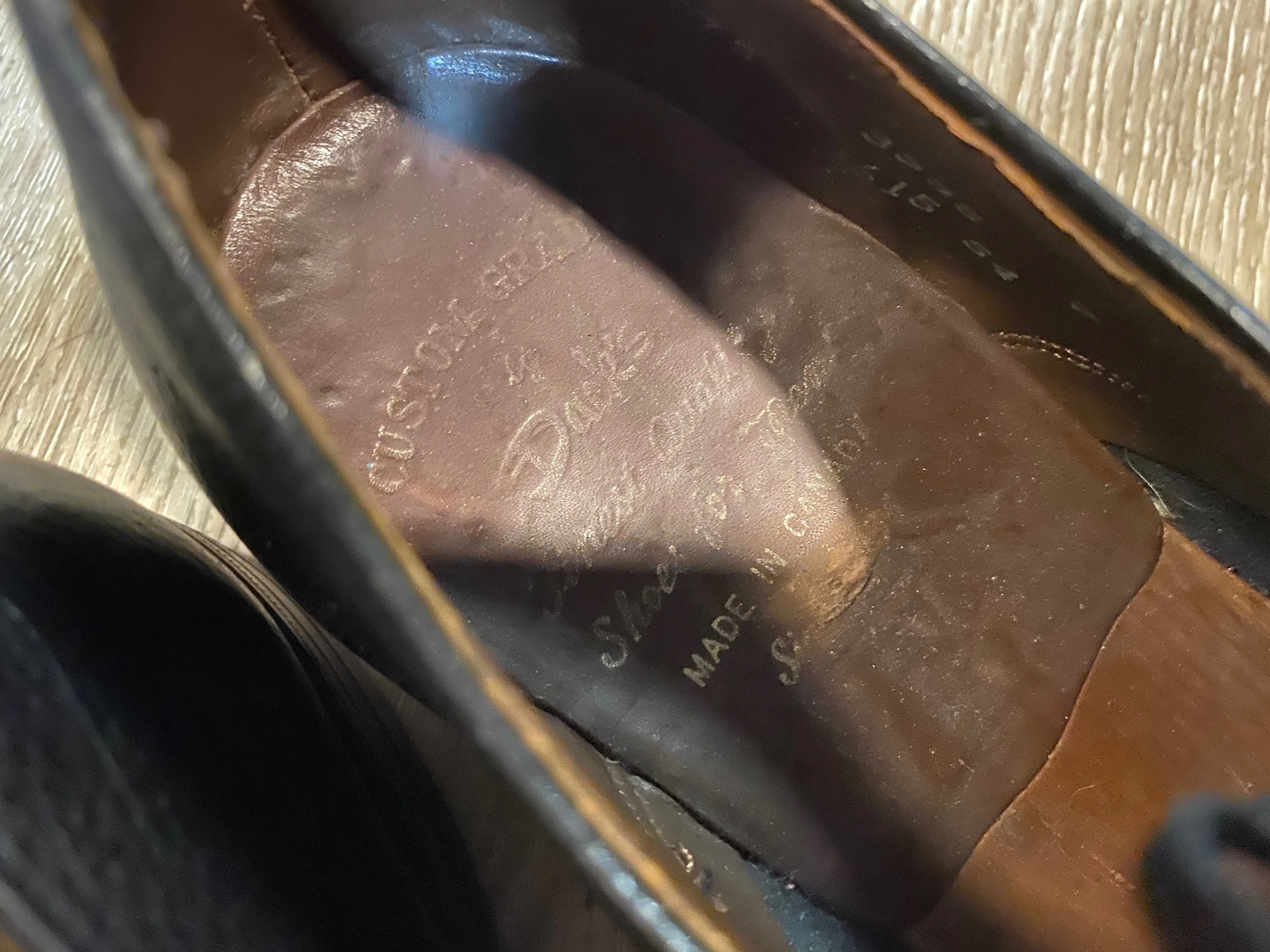 Dack's Derby Shoes 7M 39/40 (Canada)