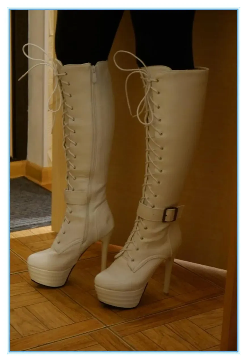 Funki Buys | Boots | Women's Knee-High Chic High Stiletto Boot