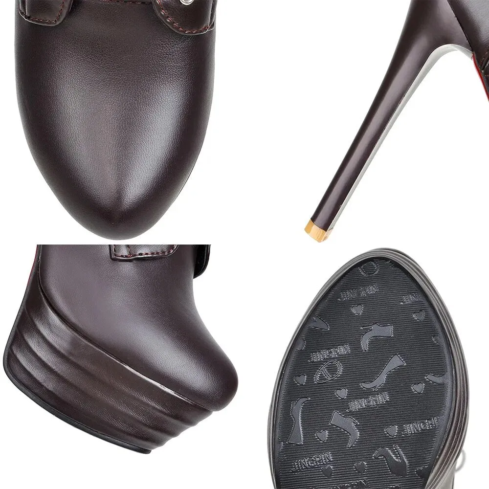 Funki Buys | Boots | Women's Knee-High Chic High Stiletto Boot