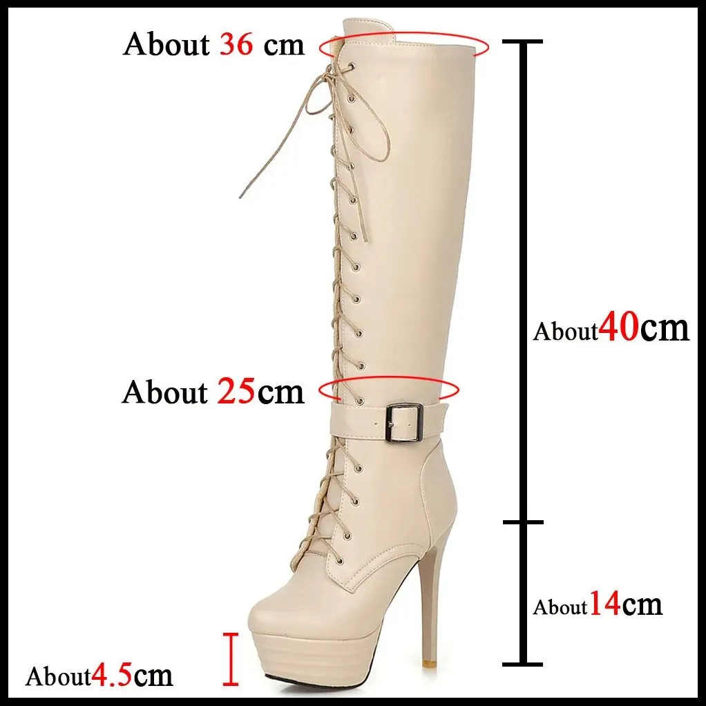 Funki Buys | Boots | Women's Knee-High Chic High Stiletto Boot