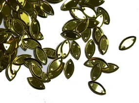 Golden Lustre Boat Plastic Sequins