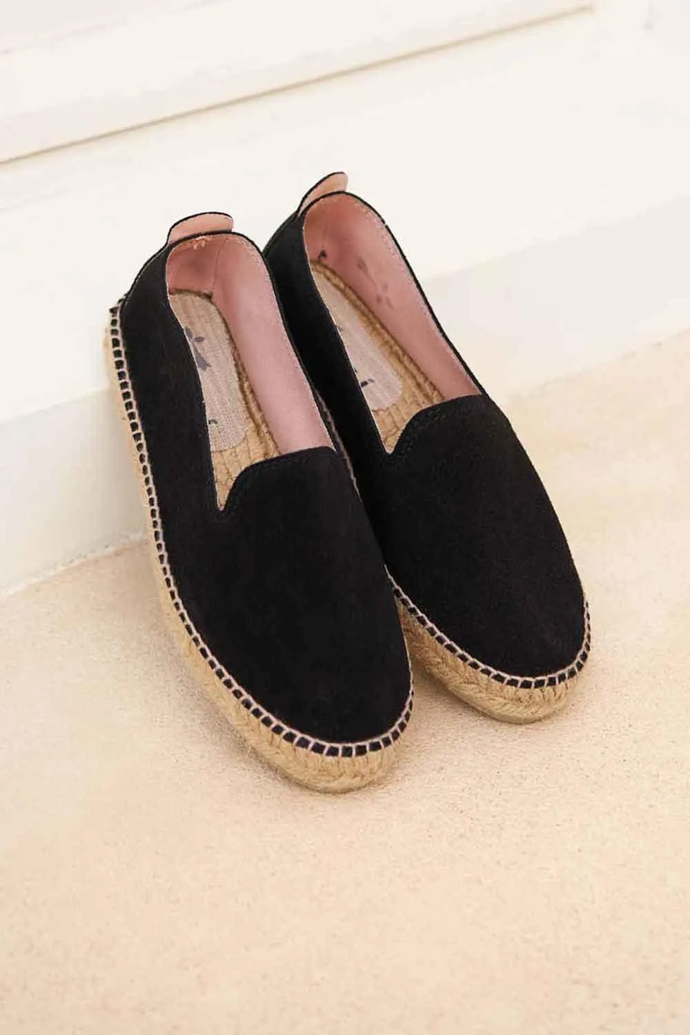 Hamptons Espadrilles Black