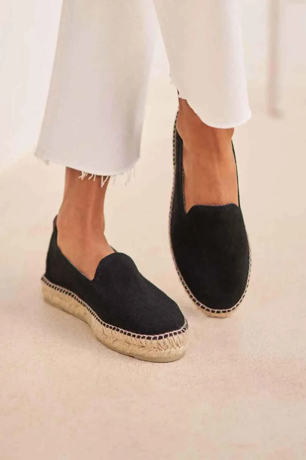 Hamptons Espadrilles Black