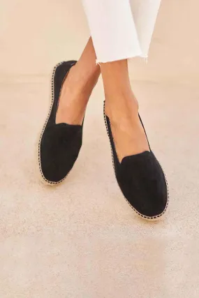 Hamptons Espadrilles Black
