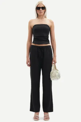 Hoys Black Linen Trousers