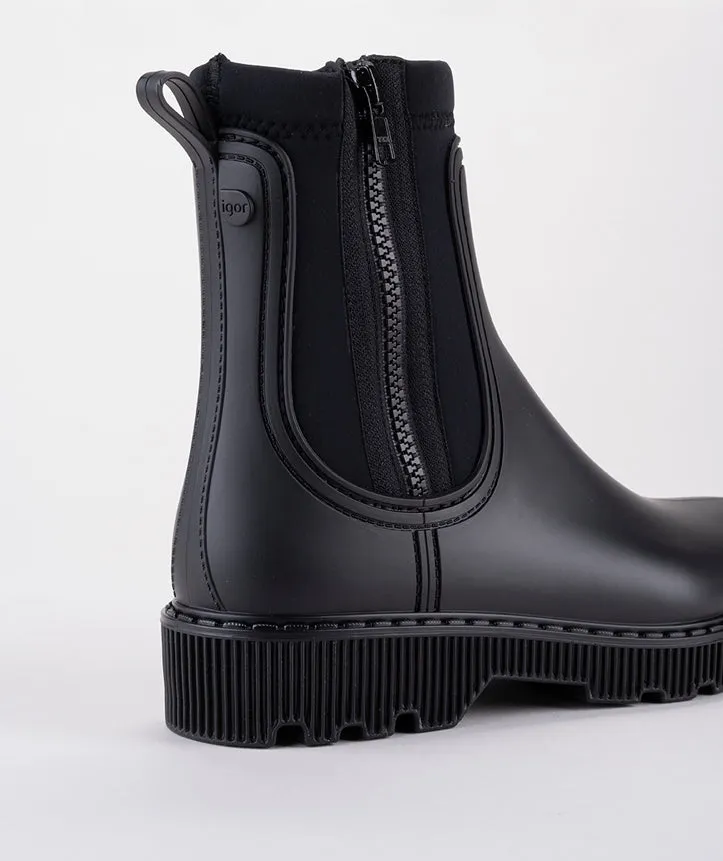 IGOR CHELSEA BOOT WITH ZIPPER DETAILING