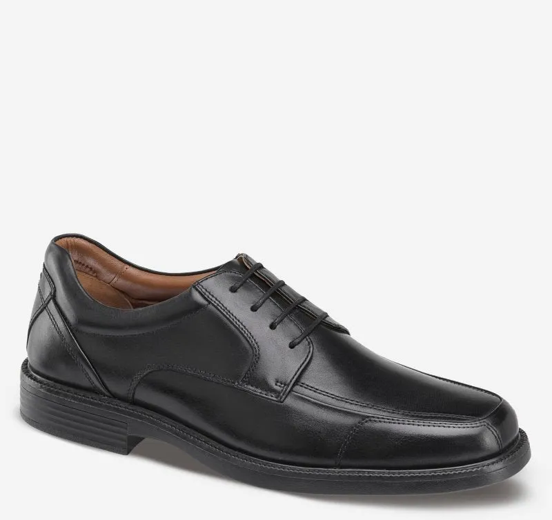 Johnston & Murphy Men's XC4 Stanton Moc Lace-Up - Black Waterproof Full Grain