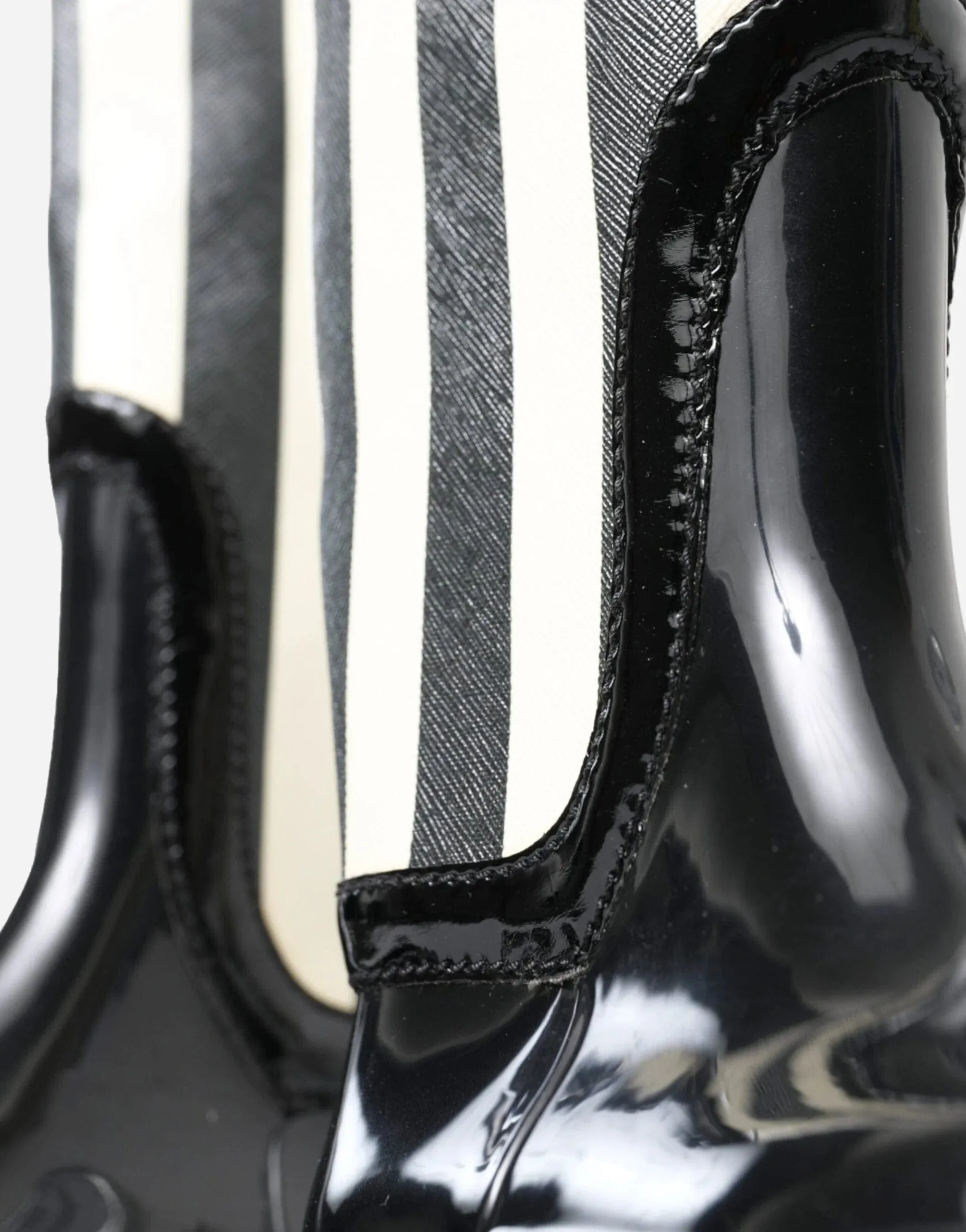 Knee High Striped Boots