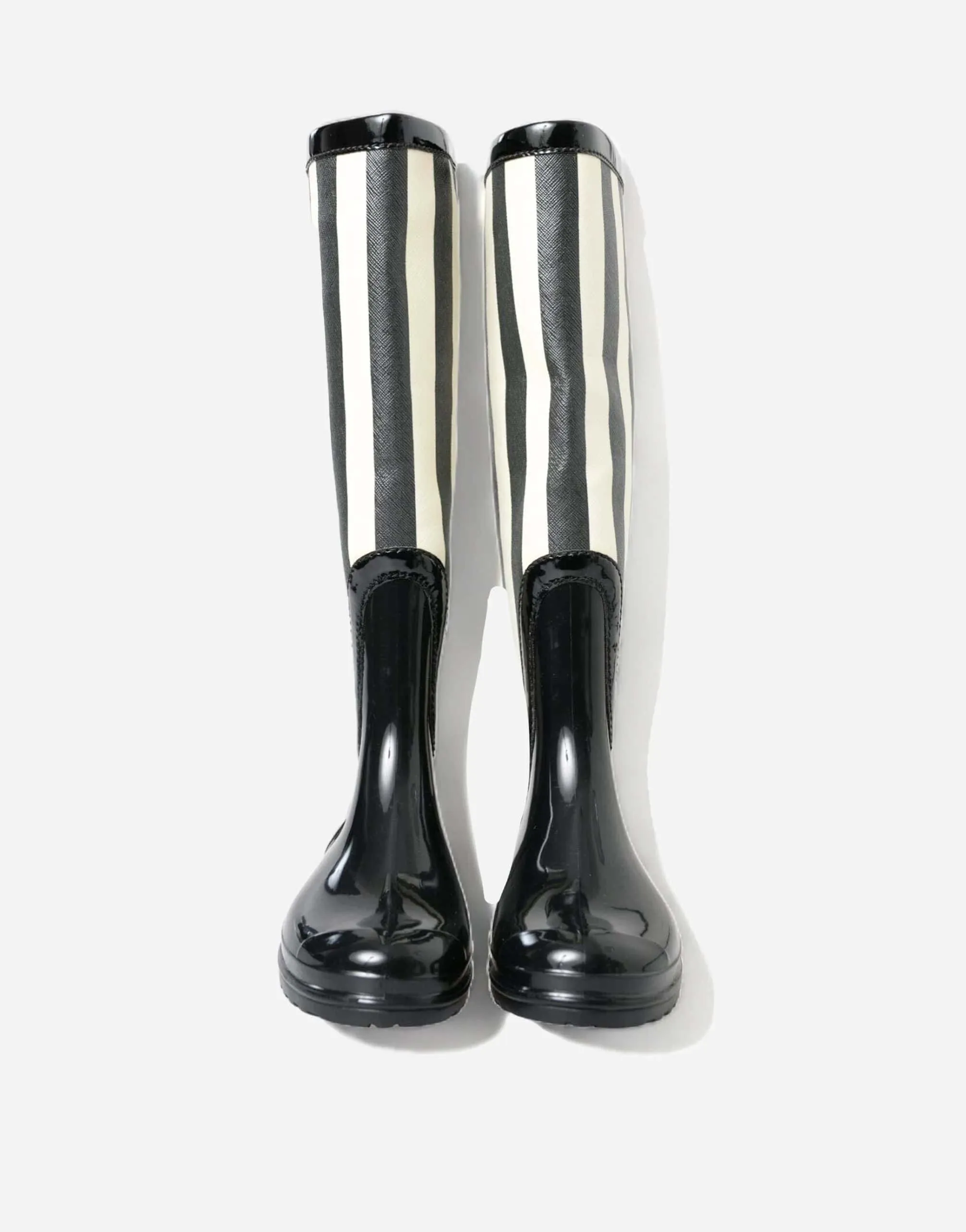 Knee High Striped Boots