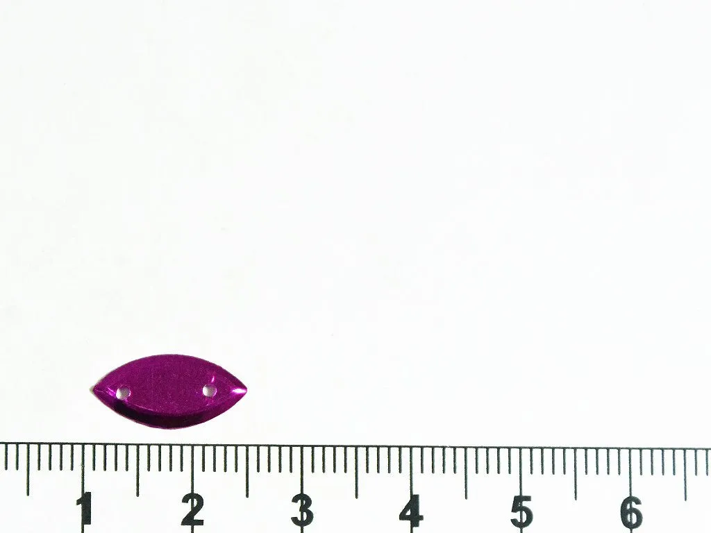 Magenta Pink Boat Plastic Sequins