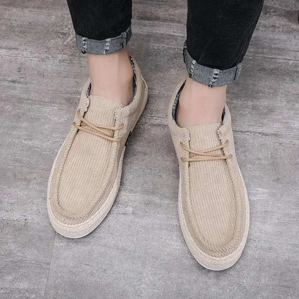 Men's Shoes Breathable Canvas Shoes for Men