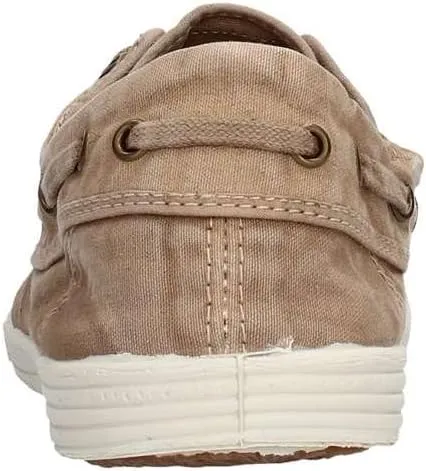 Natural World Men's Nautic Casual Shoes, Beige, 6