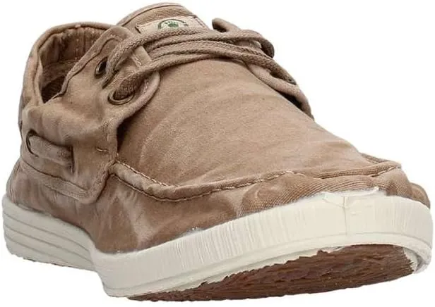Natural World Men's Nautic Casual Shoes, Beige, 6