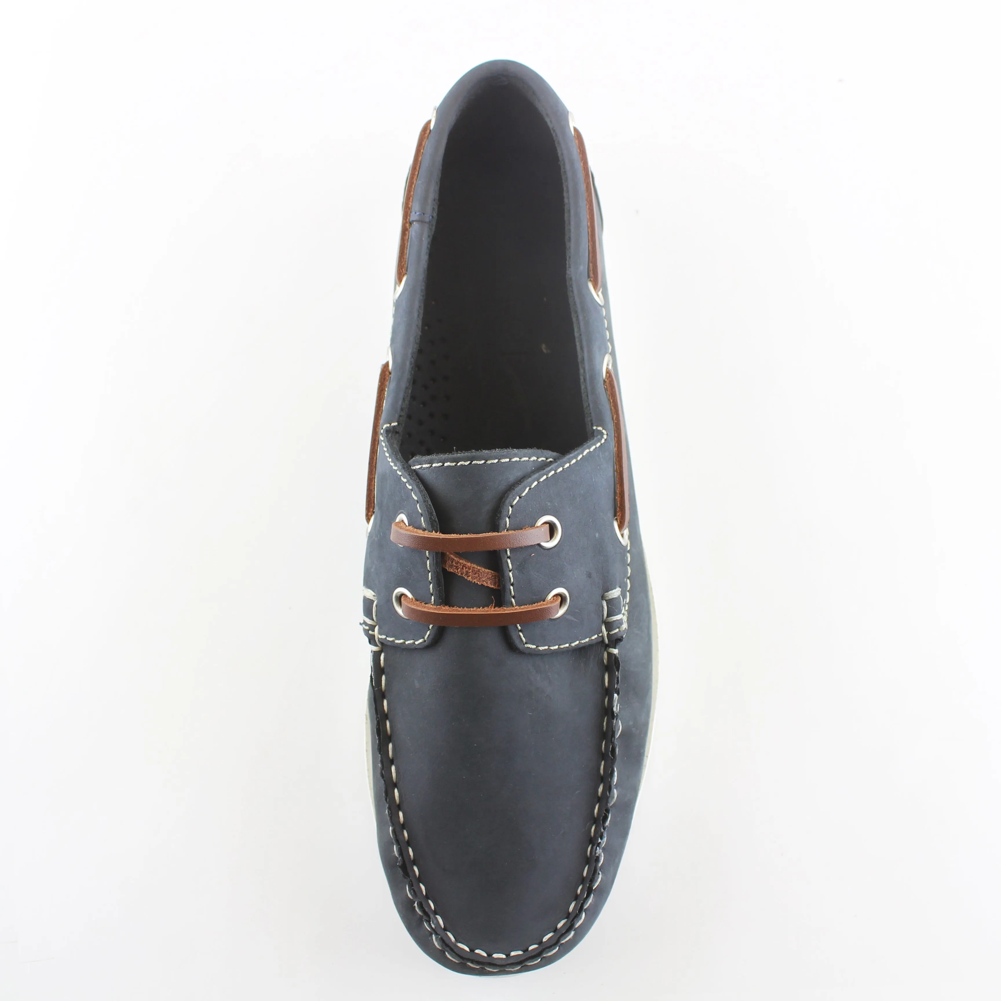 Office London - Lake Boat Shoe Navy Nubuck