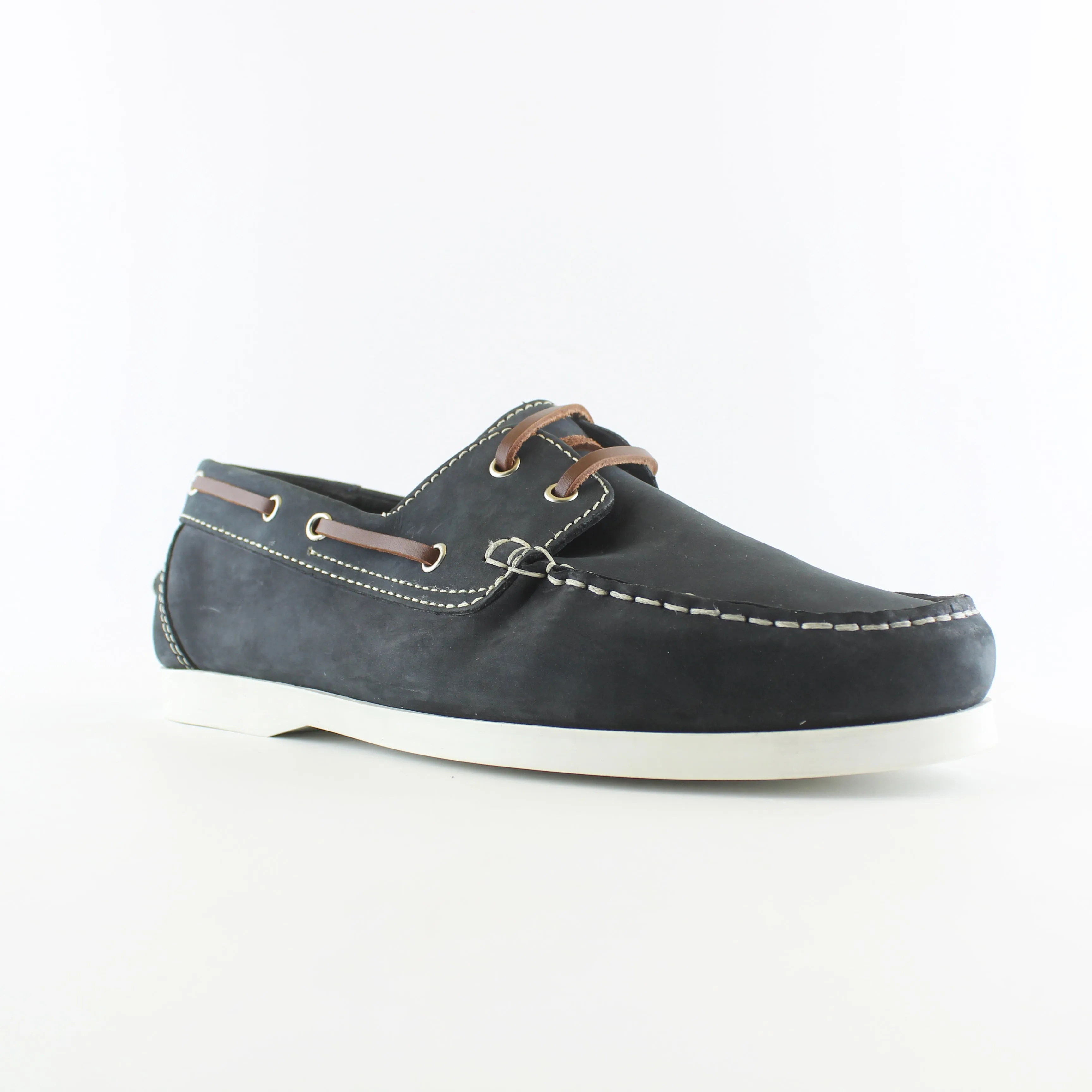Office London - Lake Boat Shoe Navy Nubuck