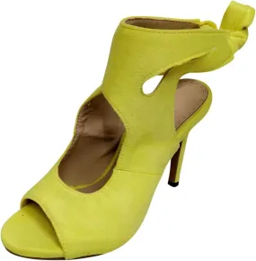 oiangi Womens Suede Super High Heel Sandals Fashion Fish Mouth Hollow Open Toe Strap Back Lace Up Stilettos Summer Solid Comfy Casual Ladies Shoes
