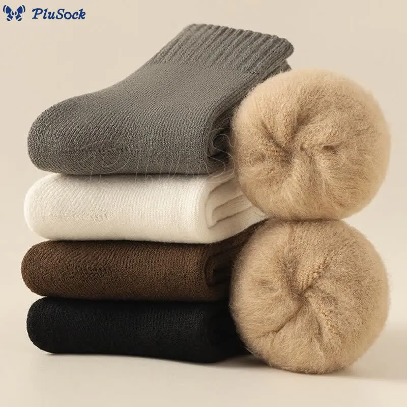 Plus Size Solid Color Versatile Quarter Socks(5 Pairs)