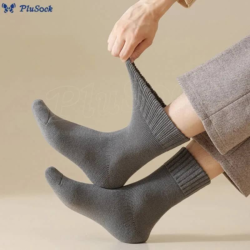 Plus Size Solid Color Versatile Quarter Socks(5 Pairs)