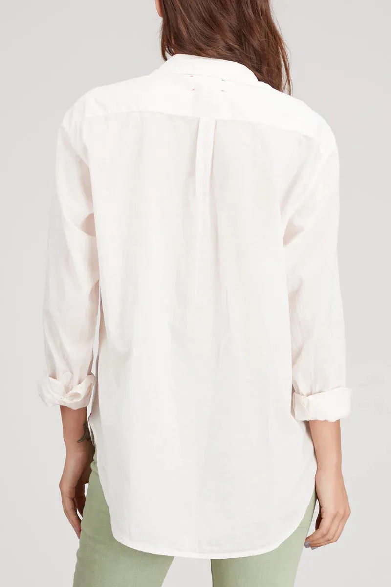 Rhoni Ruffle Shirt - White