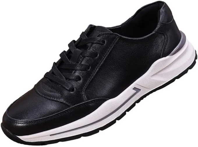 Sneaker Dress Shoes for Men Work Office Business Height-Increasing Shoes Fashion Running Casual Shoes