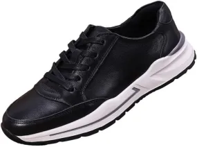 Sneaker Dress Shoes for Men Work Office Business Height-Increasing Shoes Fashion Running Casual Shoes