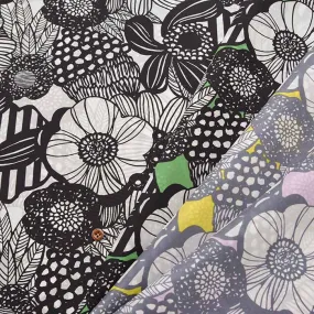Water-repellent finish Nylon taffeta printed fabric Art Flower