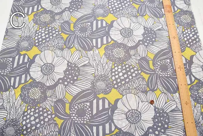 Water-repellent finish Nylon taffeta printed fabric Art Flower