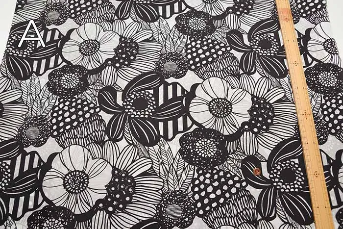 Water-repellent finish Nylon taffeta printed fabric Art Flower