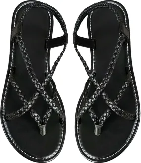 Womens Flat Sandals Strappy Thong Sandals Casual Elastic Strap Flip Flops Slingback Beach Flip Flops Womens Flat Sandals Strappy Thong Sandals Casual Elastic Strap Flip Flops Slingback Beach Flip Flops