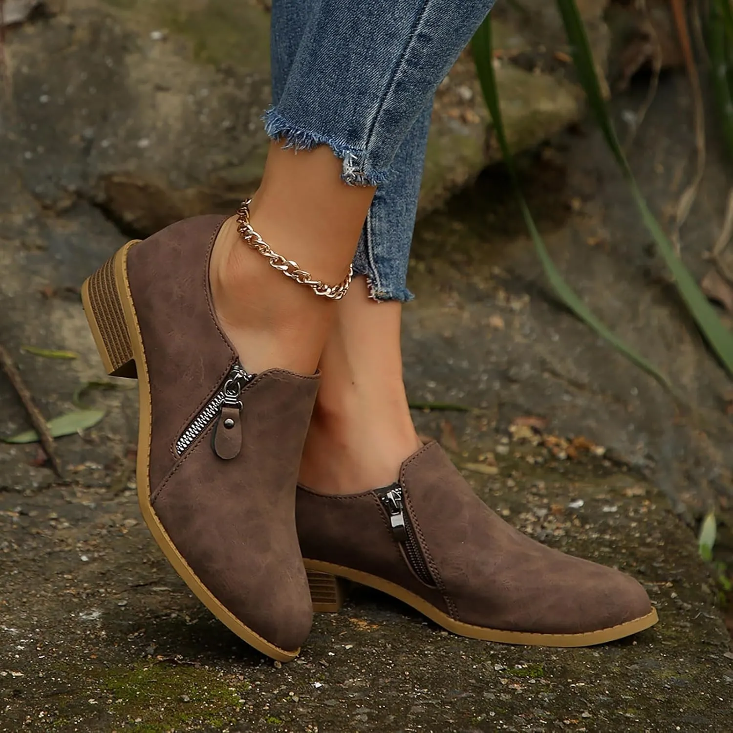 Womens Lace Up Ankle Boots Cowboy Boots for Women Wide Botas Vaqueras Winter Ankle Boots Black Lace Up Ankle Boots Women's Booties Size 10 Wide Width